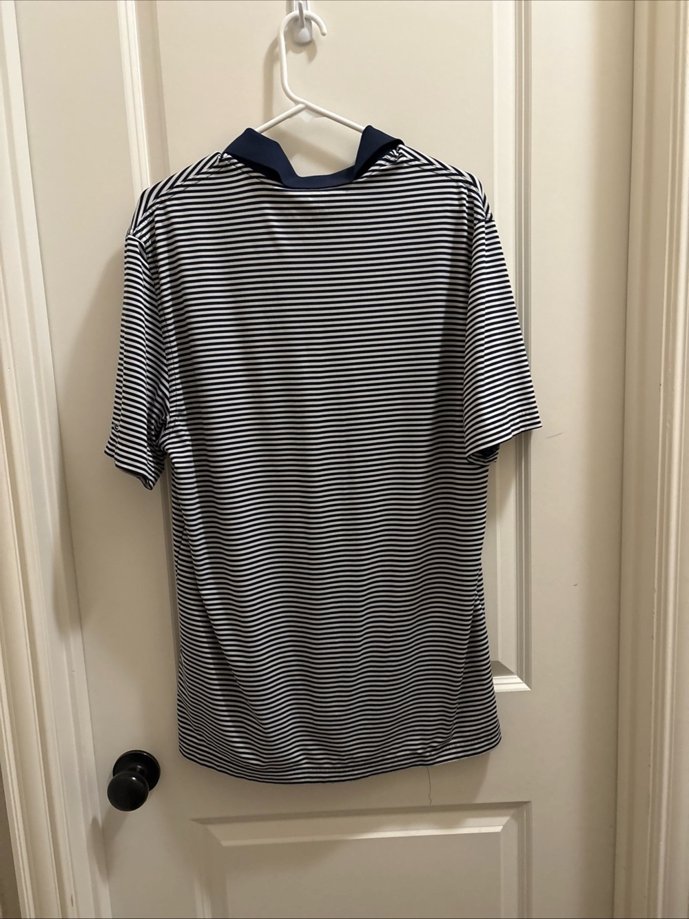 Vineyard Vines Men’s M Performance Polo NFL Dallas Cowboys Blue Stripes Stretch - Picture 4 of 5